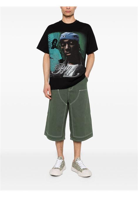 t-shirt ebonics uomo nera AWAKE NY | AWK-SP26-TS006BL